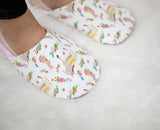 Pony Donkey Rabbit Flower printed Fabric made in Korea by the Half Yard