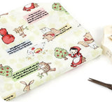 Red Riding hood&Wolf Patterned Fabric made in Korea by the Half Yard