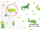 Crocodile Patterned Fabric, Cute, Kids, Sewing, Quilt made in Korea by Half Yard