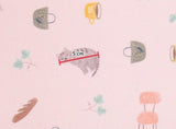 Cat Kitten Patterned Fabric, Cute, Kids, Sewing, Quilt made in Korea by Half Yard