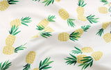 Pineapple patterned Fabric made in Korea by the Half Yard