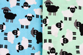 Ann Kelle 為 Robert Kaufman 設計的綿羊圖案布料半碼