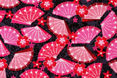 日本 Oogi Fan 印花 Fabric Little Harajuku,由 Greta Lynn 為 Kanvas by the Half Yard 設計