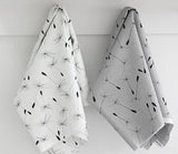 韓國製造蒲公英種子圖案牛津布半碼