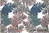 韓国製のトロピカルリーフ柄生地(半ヤード単位)