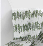 Leaf Leaves Patterned Fabric made in Korea by the Half Yard