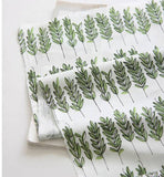 Leaf Leaves Patterned Fabric made in Korea by the Half Yard