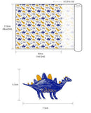 恐竜柄生地、かわいい、子供用、裁縫、韓国製キルト、半ヤード単位