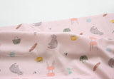 Cat Kitten Patterned Fabric, Cute, Kids, Sewing, Quilt made in Korea by Half Yard