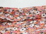 Tropical Flowers Patterned Fabric made in Korea by the Half Yard