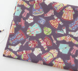 Korean Traditional Clothes Hanbok printed made in Korea by the Half Yard