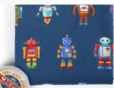 My Robot Patterned Fabric made in Korea by the Half Yard