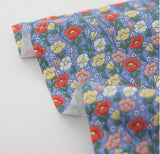 Wild Flower Patterned Fabric made in Korea by the Half Yard
