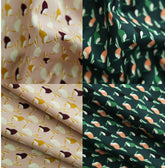 Toco Toucan Patterned Fabric made in Korea by the Half Yard