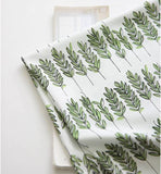 Leaf Leaves Patterned Fabric made in Korea by the Half Yard
