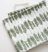 Leaf Leaves Patterned Fabric made in Korea by the Half Yard