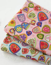 Korean Traditional Thimble Patterned Fabric made in Korea by the Half Yard