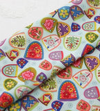 Korean Traditional Thimble Patterned Fabric made in Korea by the Half Yard