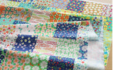 Vivid Floral Patch Patterned Fabric by the Half Yard