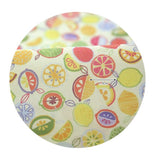 Lemon Orange Fruits Citrus Patterned Fabric made in Korea by the Half Yard