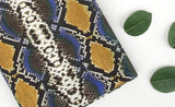 Snake Skin Patterned Fabric, Digital Textile Printing made in Korea by the Half Yard