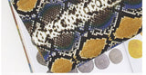 Snake Skin Patterned Fabric, Digital Textile Printing made in Korea by the Half Yard
