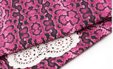 Snake Skin Patterned Fabric Digital Textile Printing made in Korea by the Half Yard