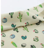 Cactus Patterned Fabric, Cute, sewing, Quilt made in Korea Half Yard