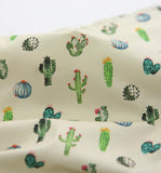 Cactus Patterned Fabric, Cute, sewing, Quilt made in Korea Half Yard
