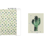 Cactus Patterned Fabric, Cute, sewing, Quilt made in Korea Half Yard