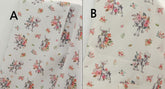 Flowers Deer Patterned Fabric, Cute, Kids, Sewing, Quilt made in Korea by Half Yard