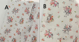 Flowers Deer Patterned Fabric, Cute, Kids, Sewing, Quilt made in Korea by Half Yard