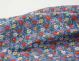 Wild Flower Patterned Fabric made in Korea by the Half Yard