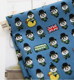 ソルジャーパンダ ユニオンジャック生地 韓国製 半ヤード単位