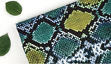 Snake Skin Patterned Fabric, Digital Textile Printing made in Korea by the Half Yard