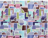 Pastel Mosaic Block Patterned Fabric made in Korea by the Half Yard