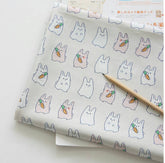 Rabbit Bunny Patterned Fabric made in Korea by the Half Yard
