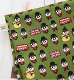 ソルジャーパンダ ユニオンジャック生地 韓国製 半ヤード単位