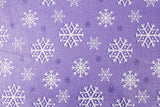 Metallic Snowfall Fabric by Michael Miller by the Half yard