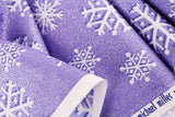 Metallic Snowfall Fabric by Michael Miller by the Half yard