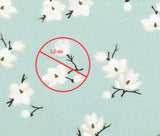 韓国製のマグノリアの花柄生地(半ヤード単位)