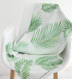 Areca Palm Tropical Leaf Leaves Patterned Fabric, Cute, sewing, Quilt made in Korea Half Yard