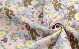 Mini Petite Flowers Patterned Fabric made in Korea by the Half Yard