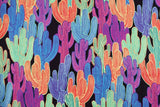 Big Cactus Patterned Fabric made in Korea by Half Yard DTP(Digital Textile Printing) Method