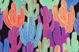 Big Cactus Patterned Fabric made in Korea by Half Yard DTP(Digital Textile Printing) Method