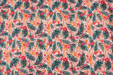 Tropical Leaves patterned Fabric Digital Textile Printing in Korea by the Half Yard