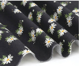 デイジーの花柄生地、かわいい、縫製、キルト、韓国製 ハーフヤード