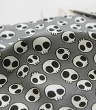 卡哇伊骷髏印花布料韓國製造/半碼