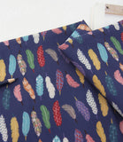 Colorful Feather Patterned Fabric Sewing, Quilt made in Korea by the Half Yard