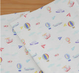 赤ちゃんのおもちゃ ヘリコプター 熱気球 柄生地 かわいい 子供用 裁縫 キルト 韓国製 ハーフヤード